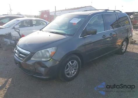 2007 Honda Odyssey Ex z USA, uszkodzony, nr VIN 5FNRL38487B447968